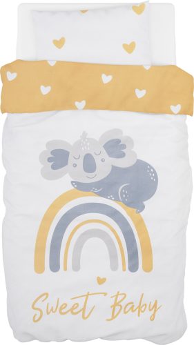 Bubaba 6 részes ágynemű szett- Yellow hearts