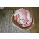 Bubaba fonott fejvédő, rácsvédő 235x15 cm- Pink/white