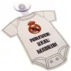 Real Madrid mini mez autós "Baby on board"