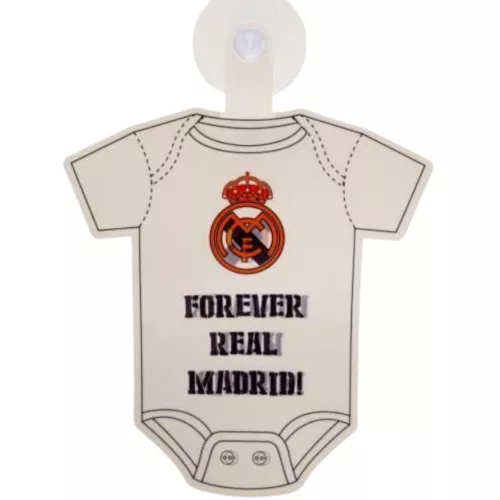 Real Madrid mini mez autós "Baby on board"