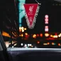 Liverpool autós zászló háromszög