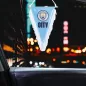 Manchester City autós zászló háromszög
