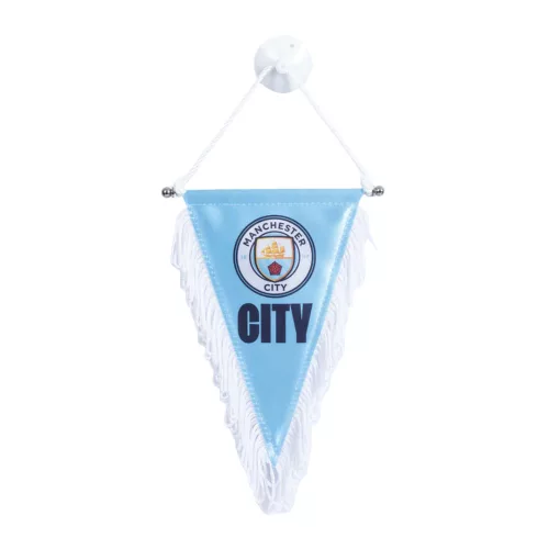 Manchester City autós zászló háromszög