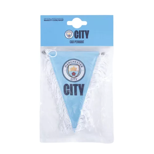 Manchester City autós zászló háromszög