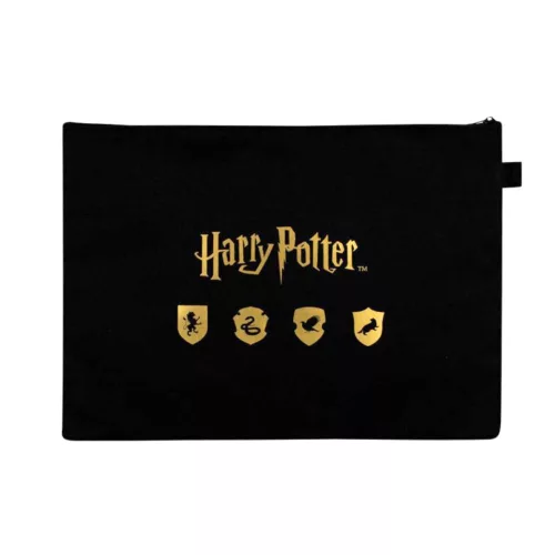 Harry Potter irattartó többzsebes fekete