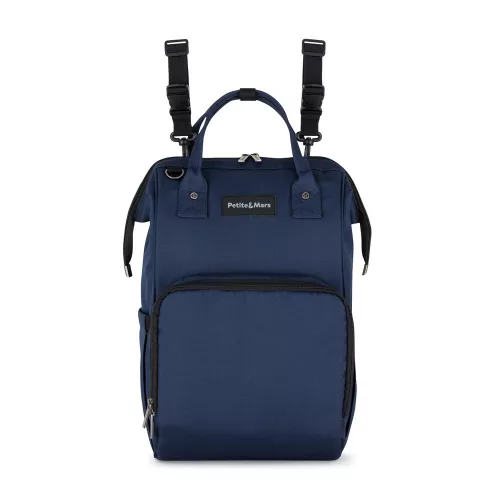 PETITE&MARS Pelenkázó hátizsák babakocsira Jack Catchthemoment sorozat Dark Blue
