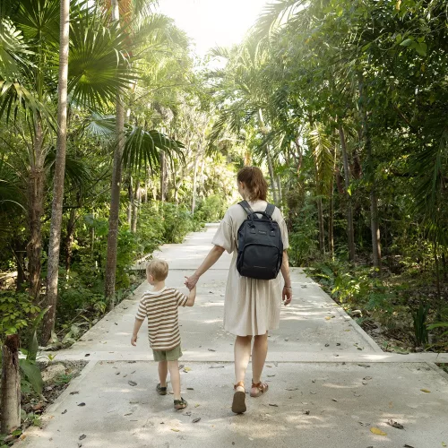 PETITE&MARS Pelenkázó hátizsák babakocsihoz Jack - Catchthemoment sorozat Ultimate Grey 