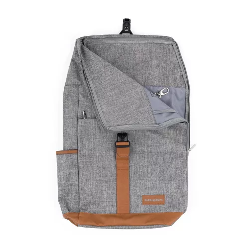 PETITE&MARS Pelenkázó hátizsák babakocsira Jackob Ultimate Grey