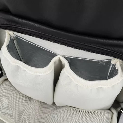 PETITE&MARS Pelenkázó hátizsák babakocsihoz Jasper Camel Beige