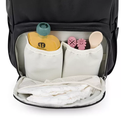 PETITE&MARS Jasper pelenkázó hátizsák babakocsira Absolute Black