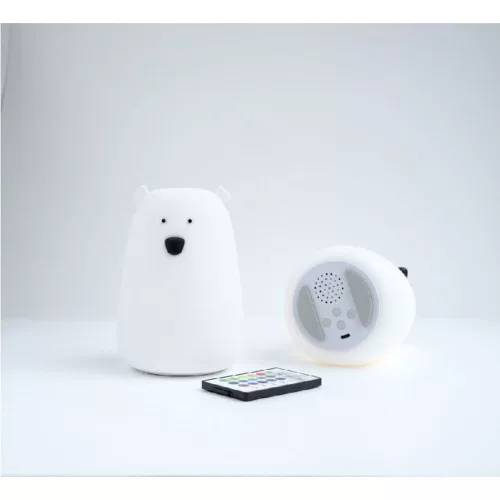 Rabbit&Friends Mackó szilikon lámpa Bluetooth hangszóróval