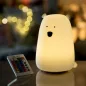   Rabbit&Friends Mackó szilikon lámpa Bluetooth hangszóróval