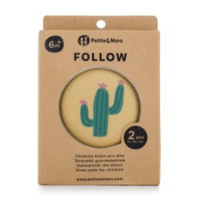   PETITE&MARS Elasztikus térdvédők kúszáshoz Follow Intense Ochre