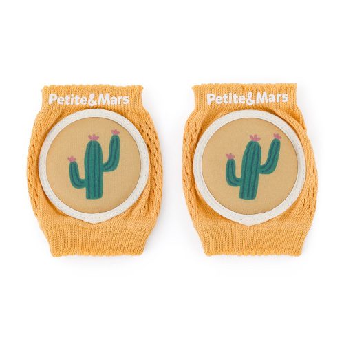PETITE&MARS Elasztikus térdvédők kúszáshoz Follow Intense Ochre