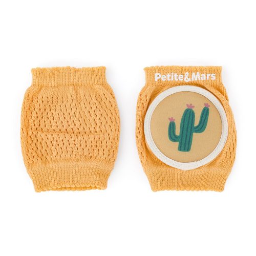 PETITE&MARS Elasztikus térdvédők kúszáshoz Follow Intense Ochre