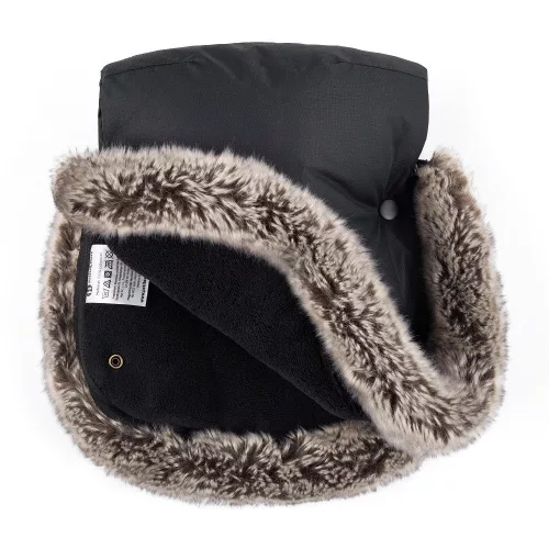 PETITE&MARS Kesztyű / Kézmelegítő babakocsira Furry Forever Black