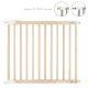 Badabulle ajtórács Deco Pop fa 63-106 cm natúr B025224