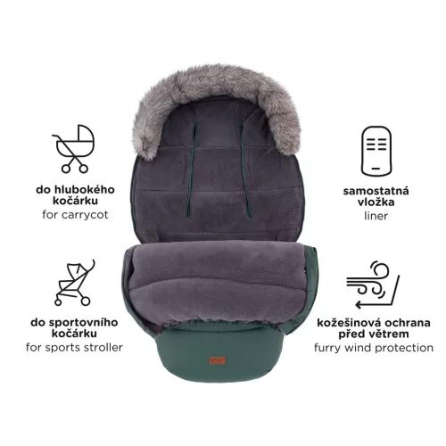PETITE&MARS Bundazsák Comfy 4in1 Old Rose
