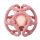 Nattou rágóka labda szilikon szett 2db- Pink-világosrózsaszín