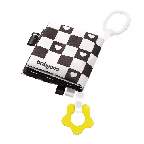BABYONO Játékkönyv Black&White