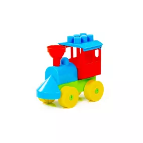 Moni Polesie műanyag mozdony színes