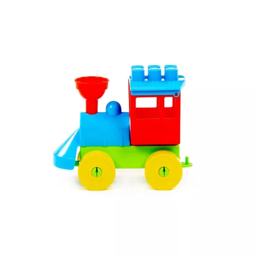 Moni Polesie műanyag mozdony színes