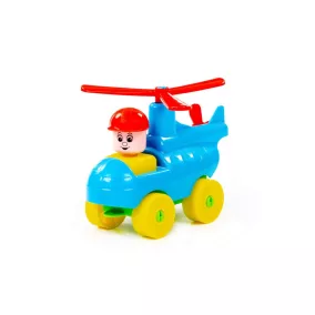 Moni Polesie műanyag helikopter kék