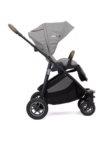 Joie Versatrax babakocsi szett i-Snug2 hordozó Pebble + Signature Ramble mózeskosár Eclipse