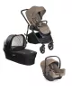 Joie Versatrax babakocsi szett i-Snug2 hordozó Cashew+ Signature Ramble mózeskosár Eclipse