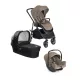 Joie Versatrax babakocsi szett i-Snug2 hordozó Cashew+ Signature Ramble mózeskosár Eclipse