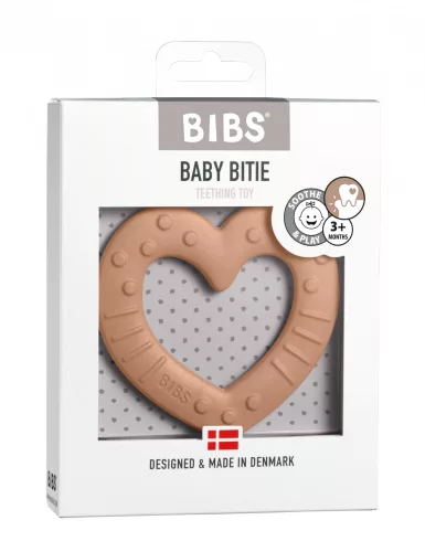 BIBS szivecske  rágóka - barack