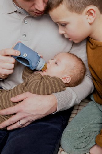 BIBS Nagy cumisüveg tok - Páva