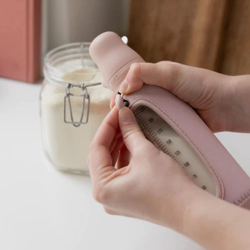 BIBS Nagy cumisüveg tok- Púderrózsaszín