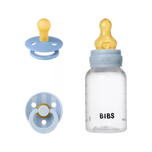 BIBS Szia, baba! ajándékcsomag - Pasztellkék