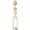 BIBS üveg cumisüvegszett (Esti vanília) 240 ml - szilikon cumifejjel