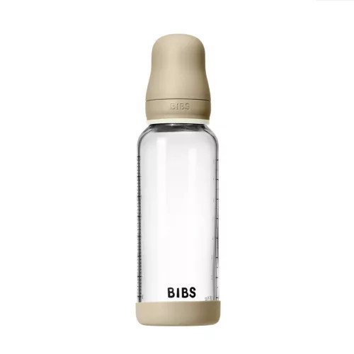 BIBS üveg cumisüvegszett (Esti vanília) 240 ml - szilikon cumifejjel