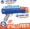 NERF DOG Játék kutyáknak Blaster 30 cm klip nélküli labdával + 3 db sípoló teniszlabda 5 cm