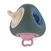 PETITE&MARS Szilikon játék Pop Up Triangle Misty Green 10hó+