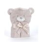 Mora POMPON BEAR P86 pléd 75*95 02-beige - dobozos