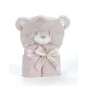 Mora POMPON BEAR P86 pléd 75*95  02-beige - dobozos