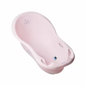   Tega LUX piskóta babakád 102 cm leeresztős - Világos rózsaszín nyuszi