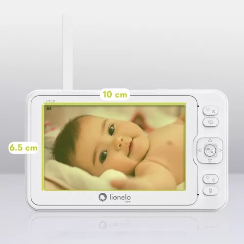 Lionelo BabyLine 6.2 kétirányú kamerás bébiőr FullHD kijelzővel