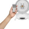Lionelo Bella 4in1 szett 360° elektromos bölcső, ringató, pihenőszék és hinta- Grey concrete