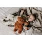 Moonie - Snuggle buddy dallammal és lámpával maci caramel natur