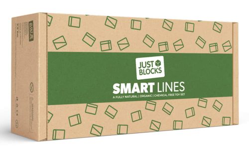 Just Blocks Smart lines medium építőjáték szett 160db