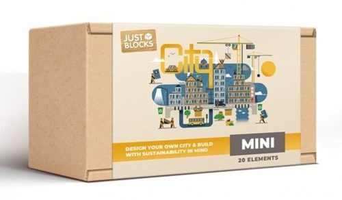 Just Blocks City Mini építőjáték szett 20db