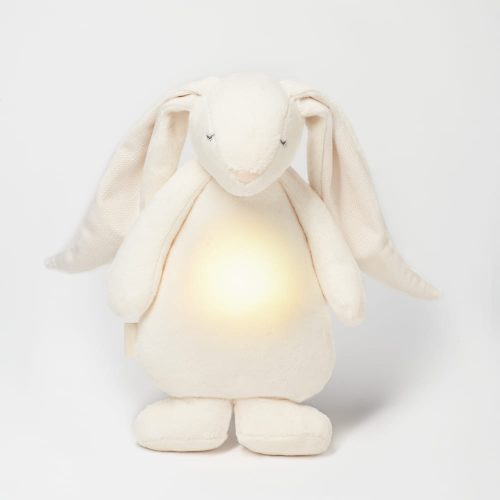 Moonie - Snuggle buddy dallammal és lámpával nyuszi krém