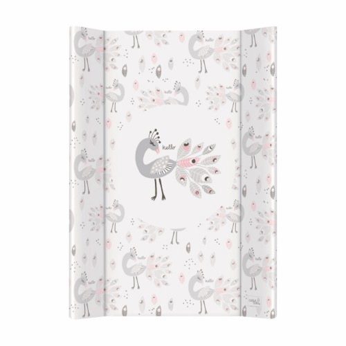 Ceba pelenkázó lap merev 2 oldalú 50x70cm COMFORT Lolly Polly páva