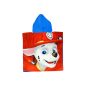 Paw Patrol fiú frottír fürdőponcsó