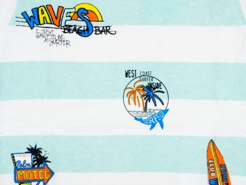 Losan szörfös rövid ujjú fiú póló (3-7 év)